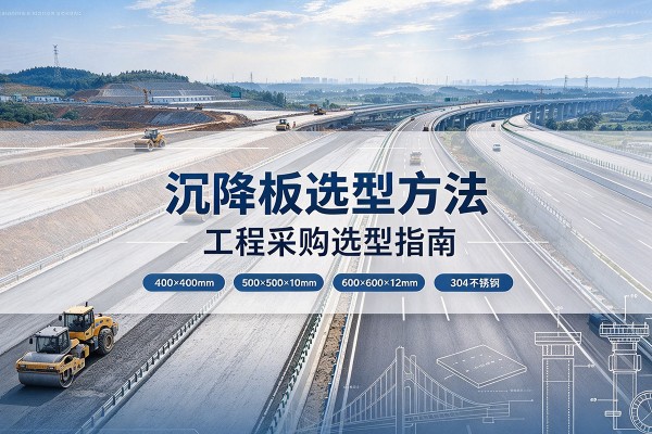 丰都沉降板选择方法