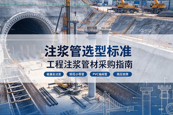 丰都注浆管选型标准