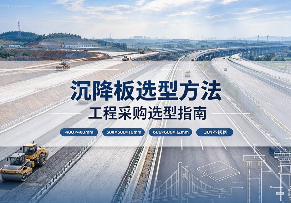 丰都沉降板选择方法
